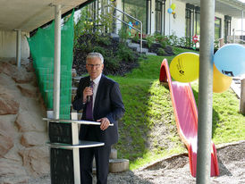 Einweihung der Katholischen Kindertagesstätte St. Vinzenz 2023 (Foto: Karl-Franz Thiede)